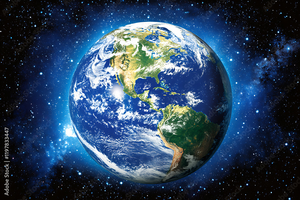 Glowing frame of Earth in space on a transparent background, highlighted by a combination of blue and black data points. Glowing frame of Earth in space on a transparent background, highlighted by a combination of blue and black data points.