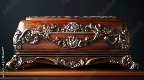 Stunning Ornate Wooden Chest with Intricate Carvings: A Timeless Piece of Art