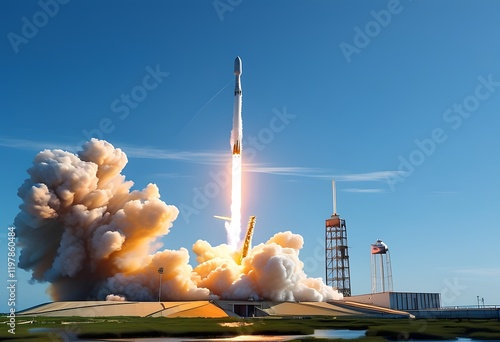 Fototapeta Naklejka Na Ścianę i Meble -  SpaceX