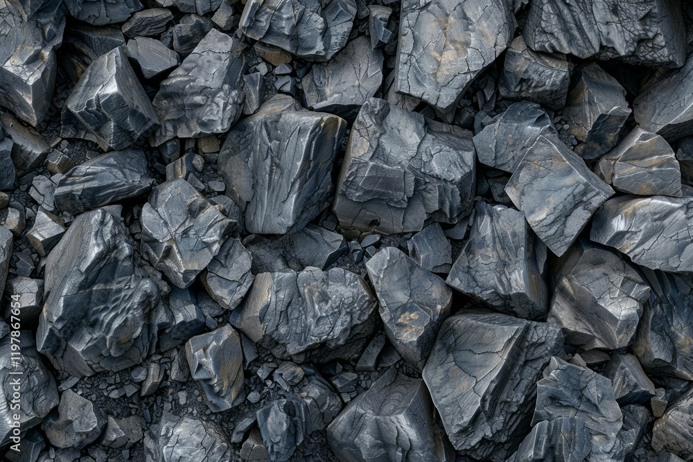 Big pile of natural black coals. Detailed photo textured background Big pile of natural black coals. Detailed photo textured background