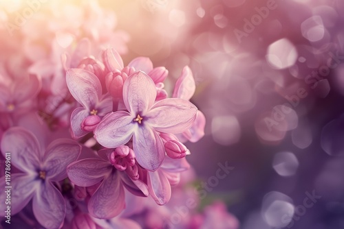 Wallpaper Mural Lilac flowers close up background at sunny day. Selective focus. High definition photo Torontodigital.ca