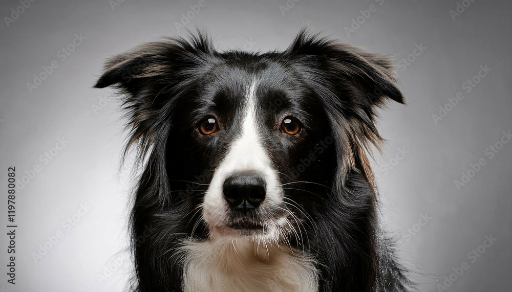 border collie portrait border collie portrait