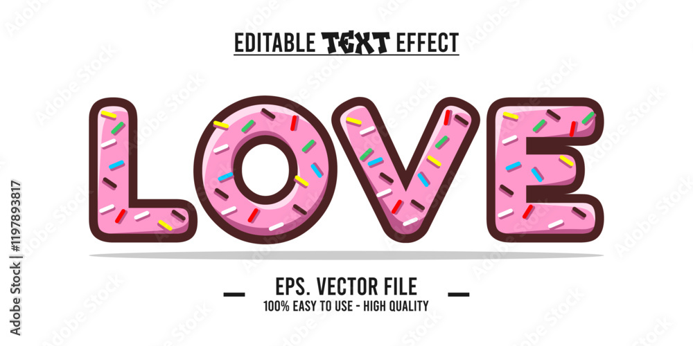 Fototapeta premium love typography word, vector illustration design, for poster design needs, banners, advertisements and others. Valentine's Day love and affection in an illustration art, eps file