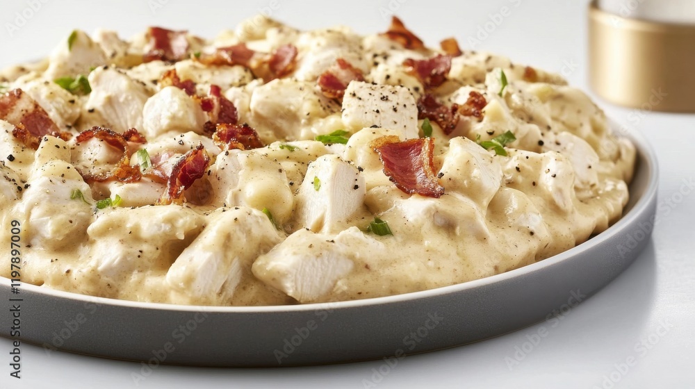 Creamy Chicken and Bacon Dish: A Comforting and Delicious Meal Creamy Chicken and Bacon Dish: A Comforting and Delicious Meal