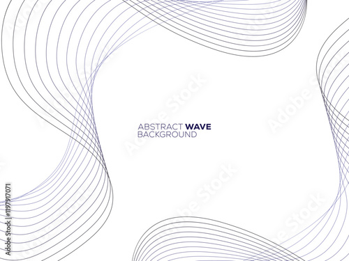 Minimalist simple background with wavy lines