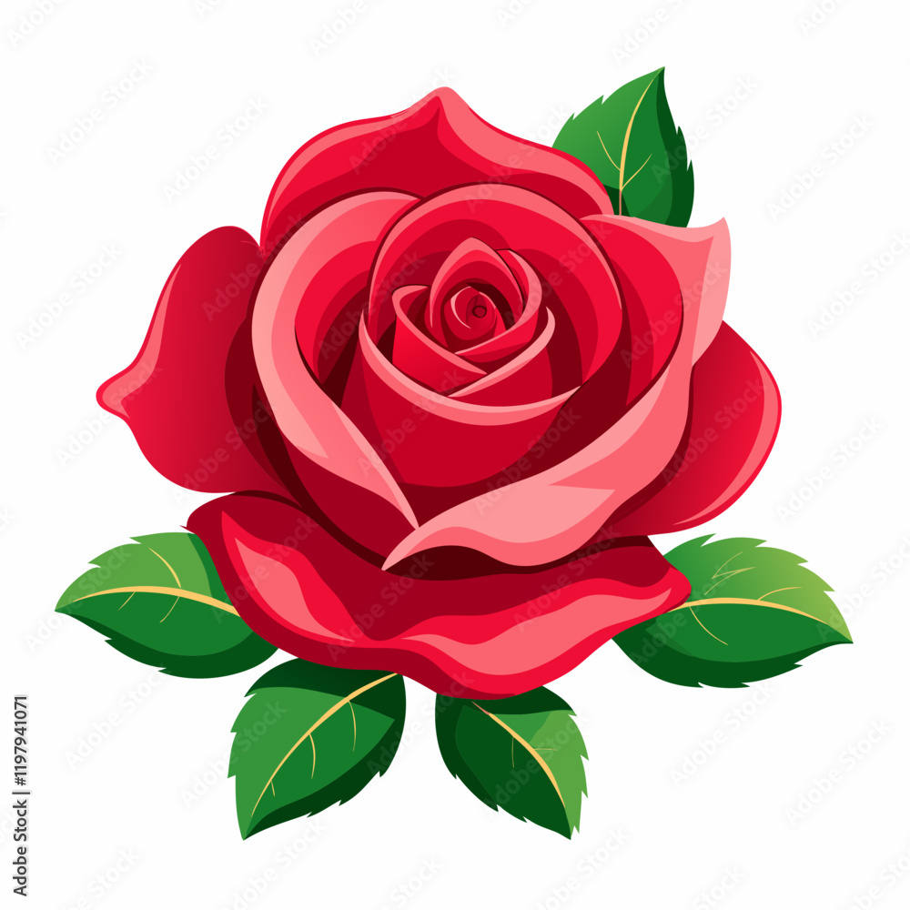 red rose isolated on white red rose isolated on white
