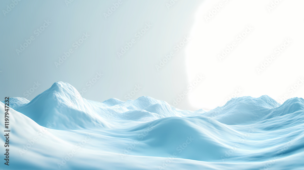 3d rendering landscape. cold light background, frosty winter. snow floor on blue background. minimal winter season. png. Sunweave. Illustration 3d rendering landscape. cold light background, frosty winter. snow floor on blue background. minimal winter season. png. Sunweave. Illustration