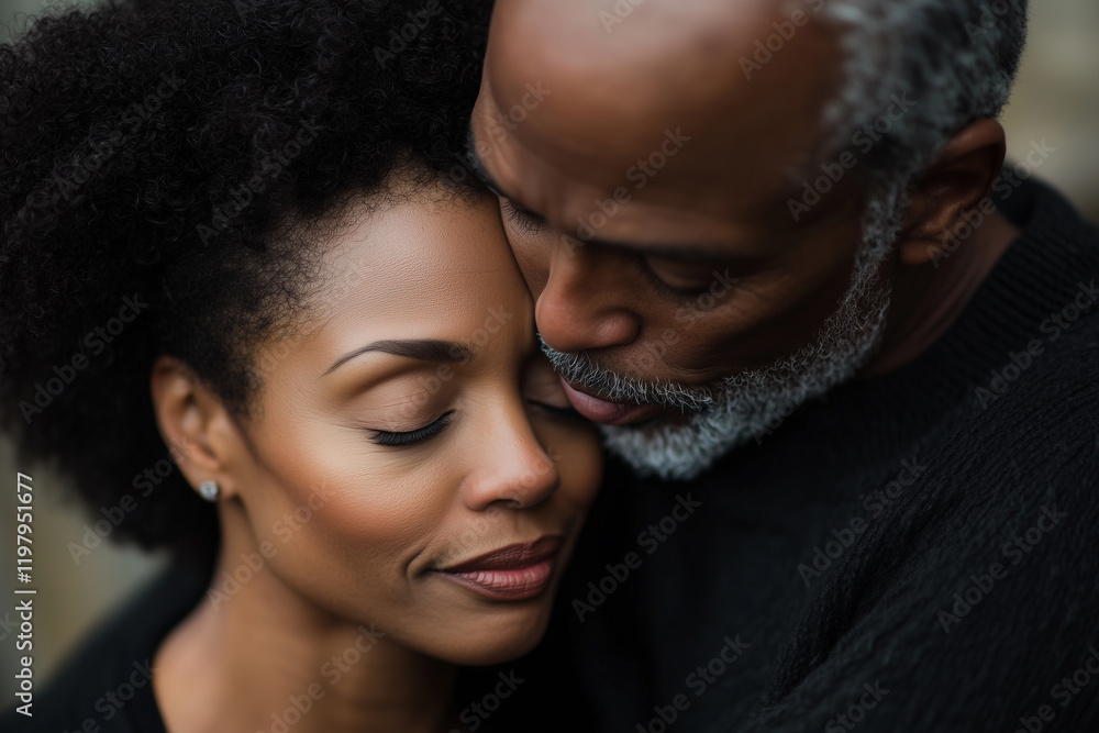Elderly people in love. Close-up portrait of middle age couple in love, hug embrace with romance together Elderly people in love. Close-up portrait of middle age couple in love, hug embrace with romance together