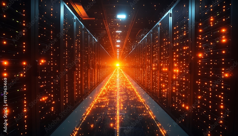 Glowing Servers in a Modern Data Center Glowing Servers in a Modern Data Center