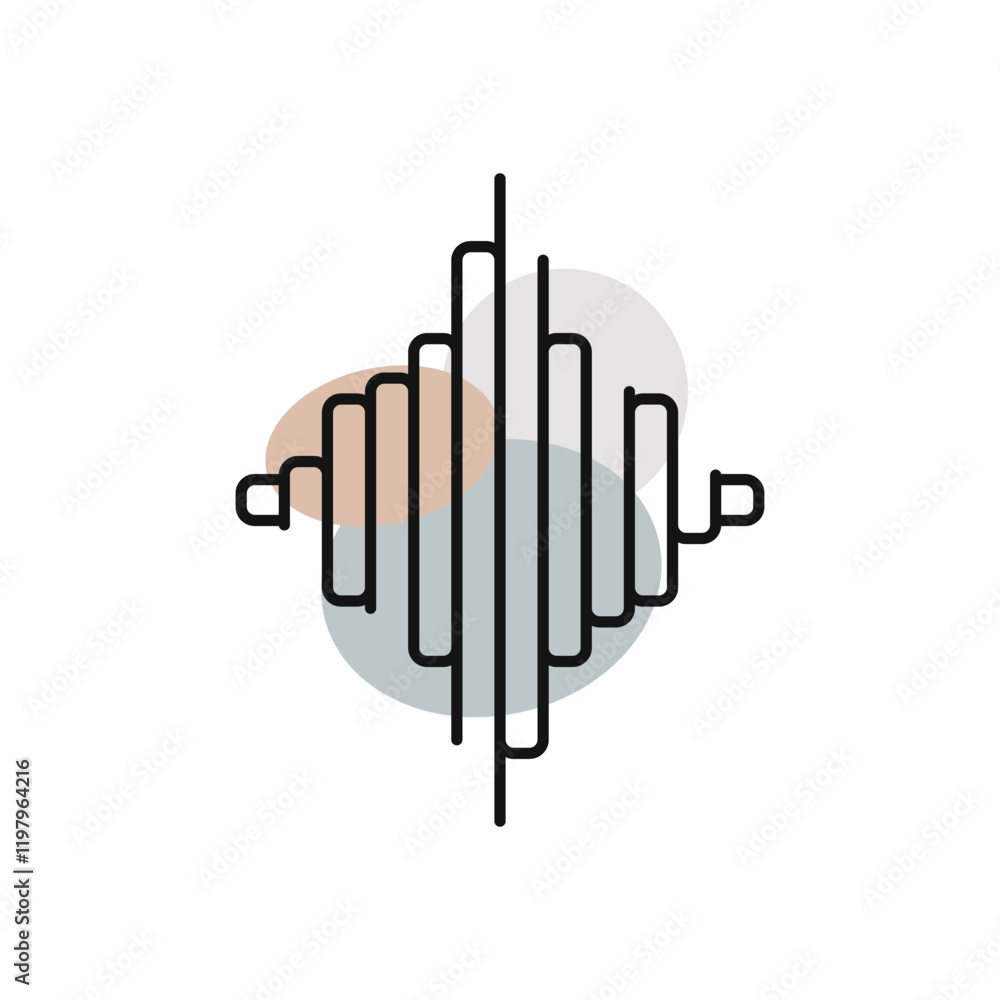 Heat map vector icon. Sound icon. Vector illustration. Ecology vector icon. Heat map vector icon. Sound icon. Vector illustration. Ecology vector icon.