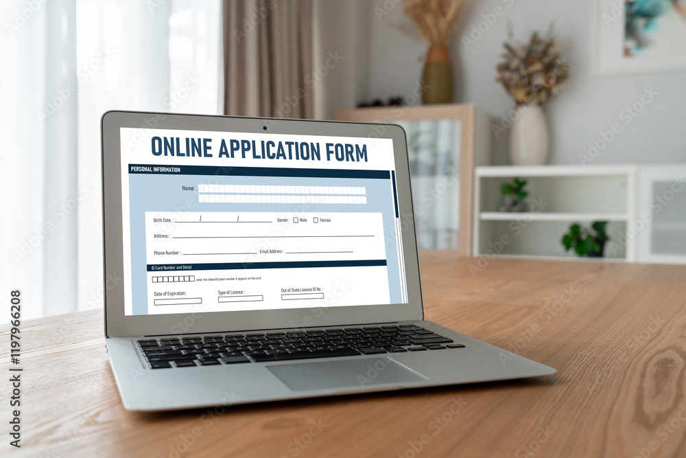 Online application form for modish registration on the internet website Online application form for modish registration on the internet website