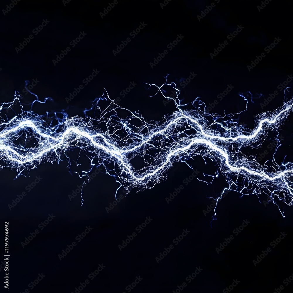 Fototapeta premium electric electricity power lines electric tower electric current