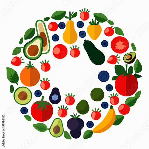 Fresh Farm-to-Table Food Circle