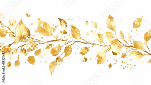 gold foil splatter photo