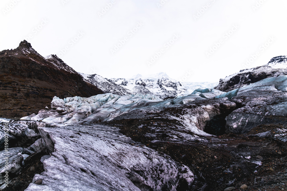 Glacier Iceland special ice winter frozen thick old ice melt global warming Glacier Iceland special ice winter frozen thick old ice melt global warming