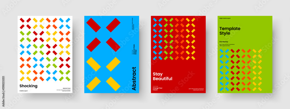 Obraz premium Creative Poster Design. Abstract Business Presentation Layout. Isolated Flyer Template. Brochure. Book Cover. Report. Banner. Background. Brand Identity. Pamphlet. Catalog. Notebook. Magazine