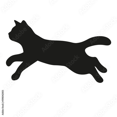 Cat Jump Silhouette Bundle High Quality Animal Movement Vector Illustration Perfect for Design Projects