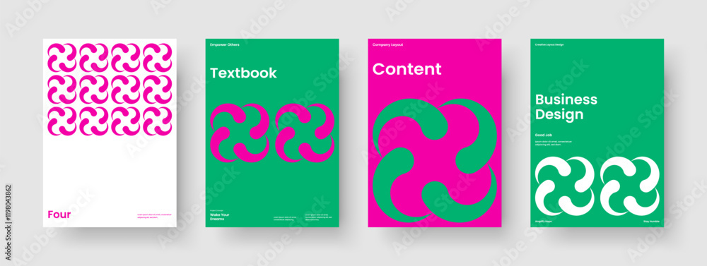 Fototapeta premium Creative Book Cover Layout. Modern Banner Template. Isolated Poster Design. Flyer. Brochure. Report. Background. Business Presentation. Leaflet. Newsletter. Notebook. Advertising. Catalog. Handbill