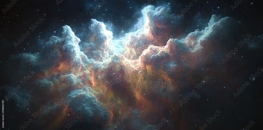 Image of a bright starry sky Image of a bright starry sky