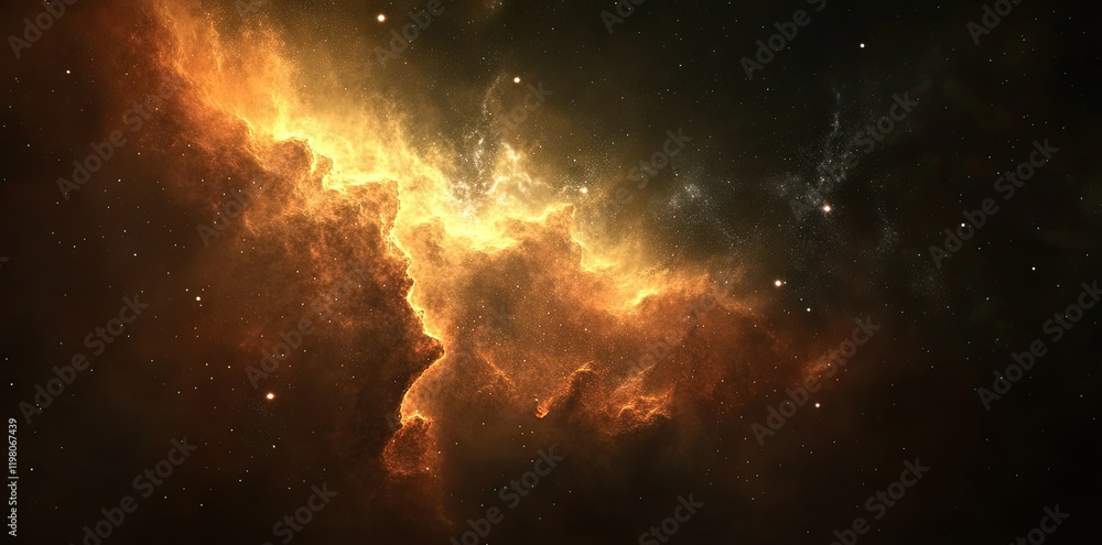Fototapeta premium Image of a bright starry sky