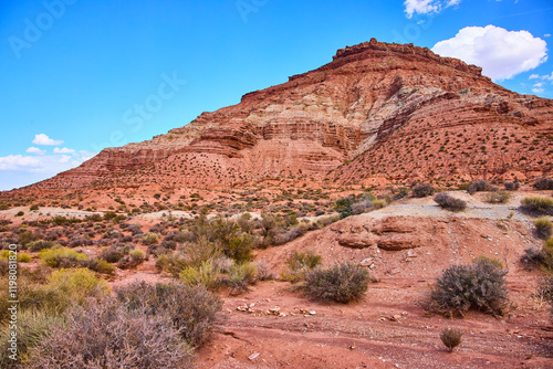 Gooseberry Mesa Rocky Layers Tranquil Desert View photo