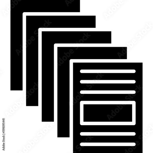 Massive Information icon single vector illustration