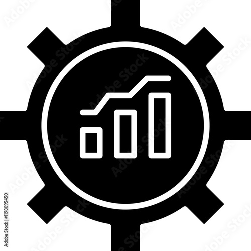 Optimization icon single vector illustration