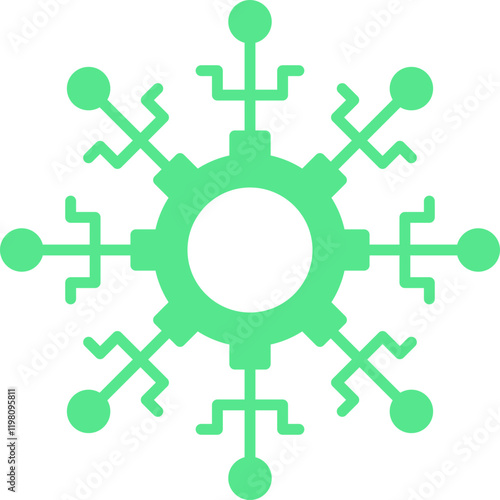 Complexity icon single vector illustration