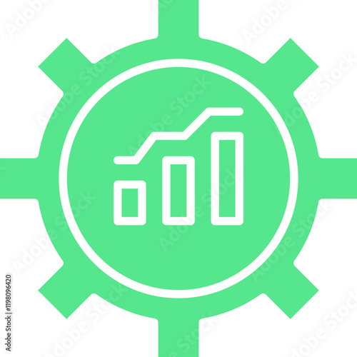 Optimization icon single vector illustration