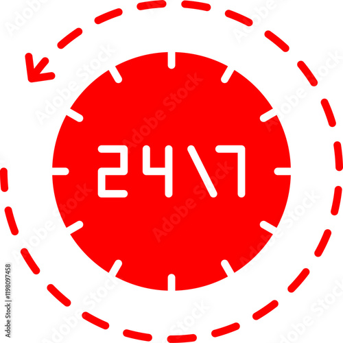 Availability icon single vector illustration