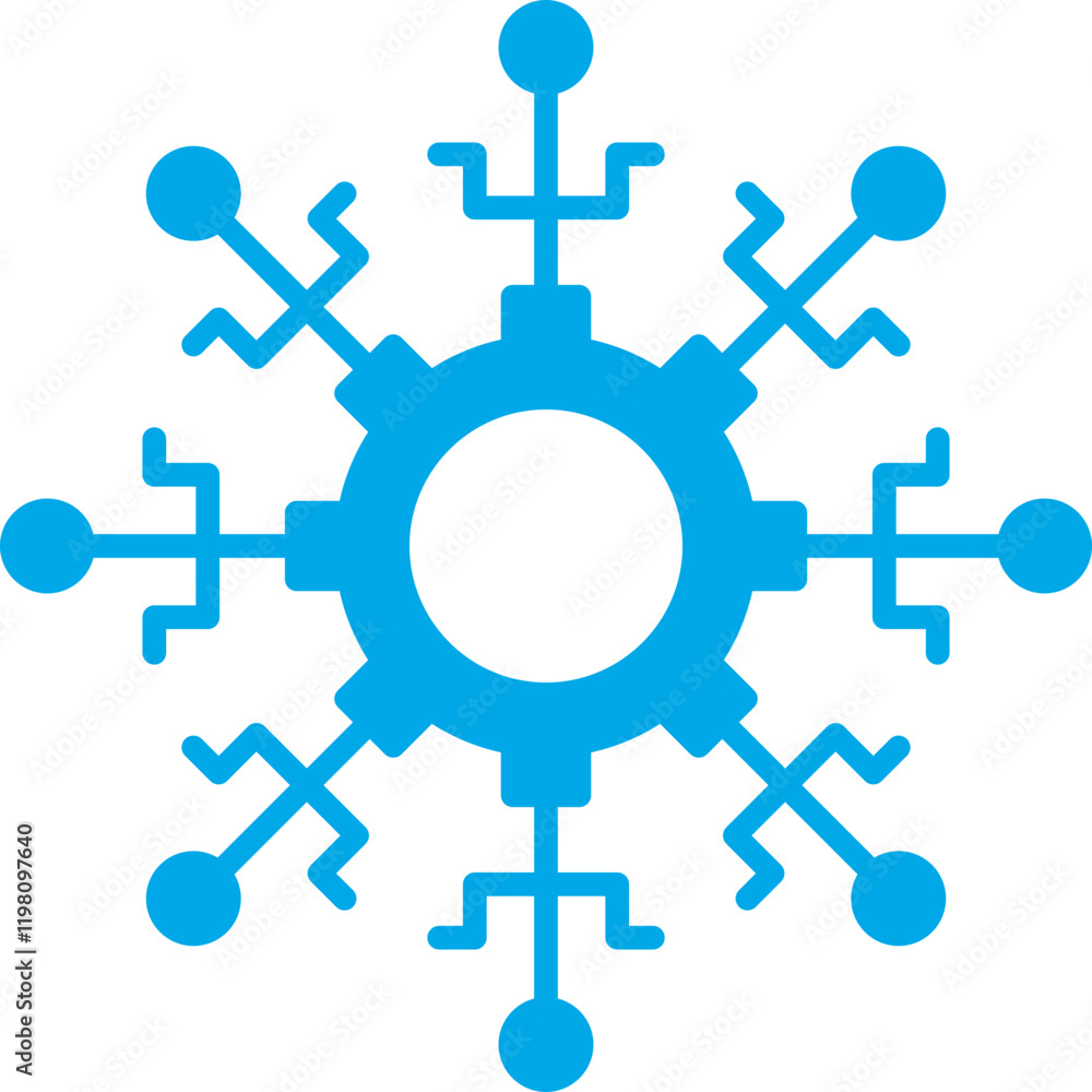 Complexity icon single vector illustration