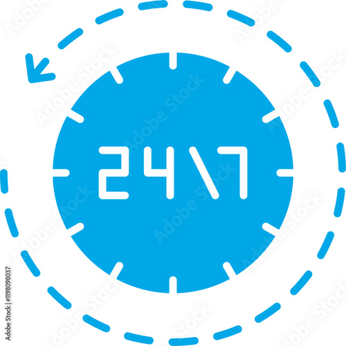 Availability icon single vector illustration