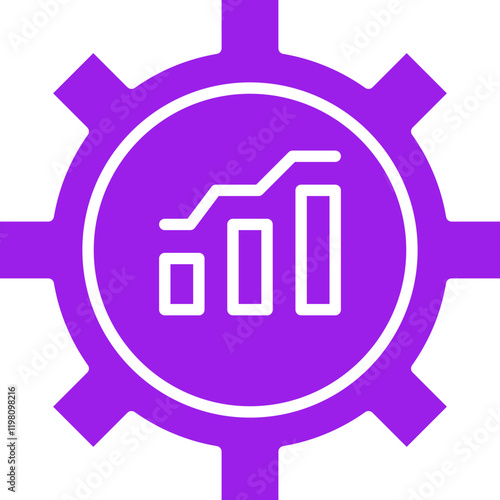 Optimization icon single vector illustration
