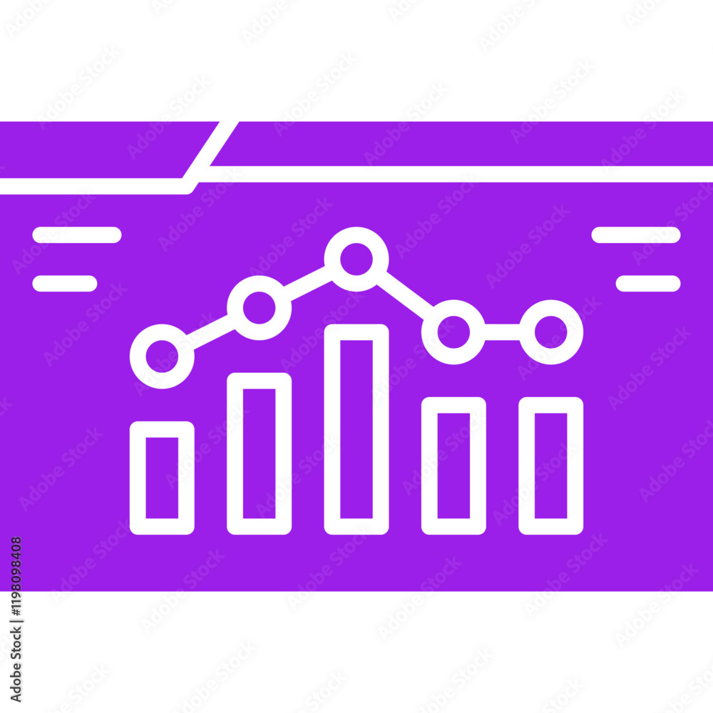Analytics icon single vector illustration
