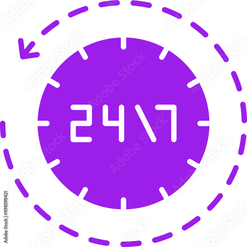 Availability icon single vector illustration