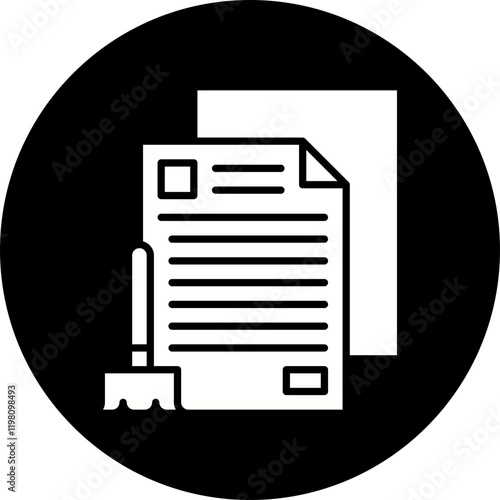 Data Cleansing icon single vector illustration
