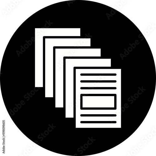 Massive Information icon single vector illustration