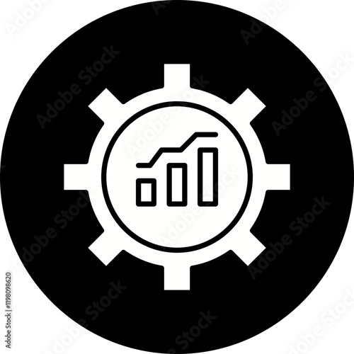 Optimization icon single vector illustration