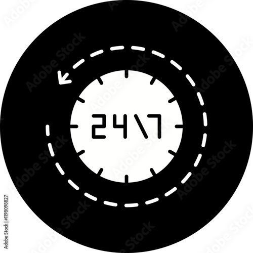 Availability icon single vector illustration