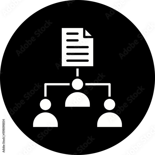 Classification icon single vector illustration