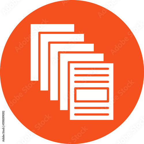 Massive Information icon single vector illustration