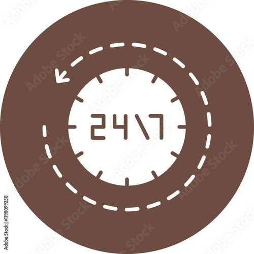 Availability icon single vector illustration