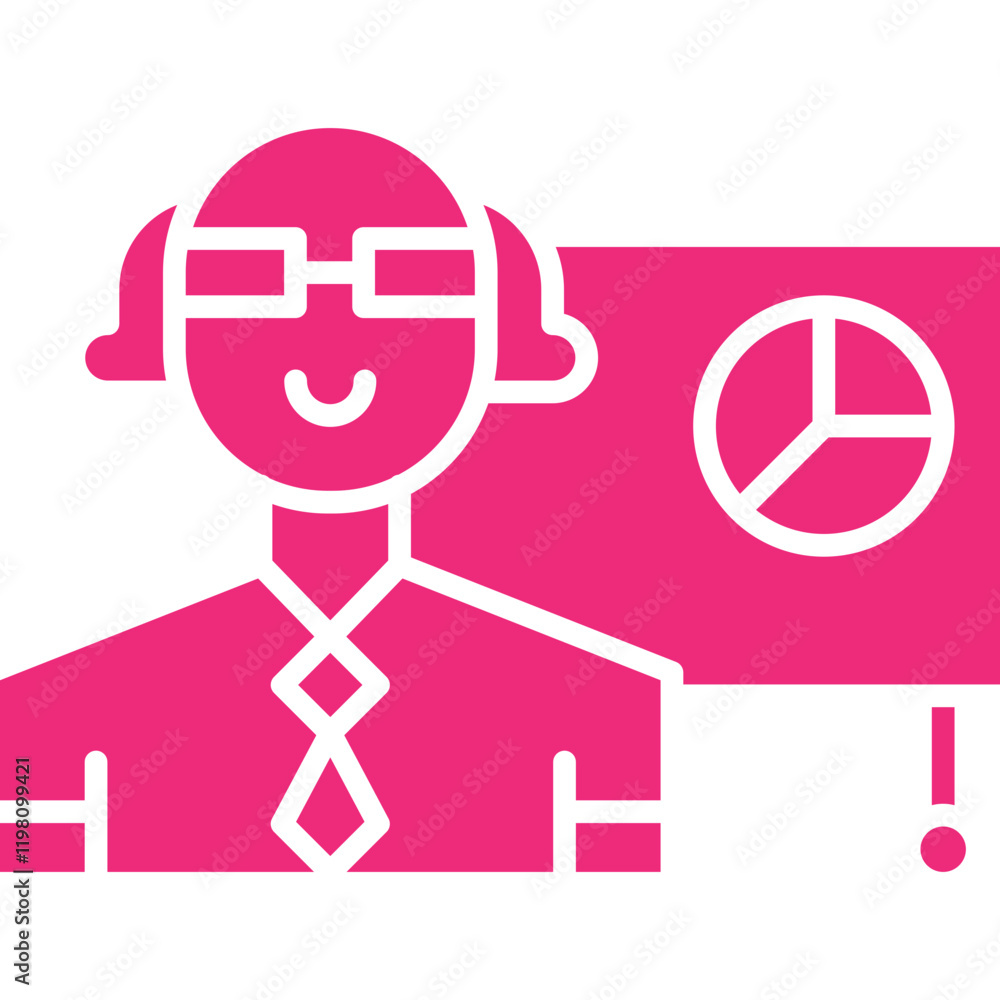Data Scientist icon single vector illustration Data Scientist icon single vector illustration