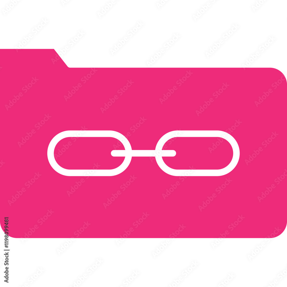 Linked Data icon single vector illustration Linked Data icon single vector illustration