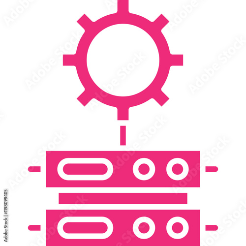 Data Modelling icon single vector illustration