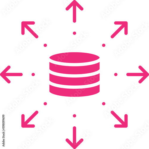 Ambiguity icon single vector illustration