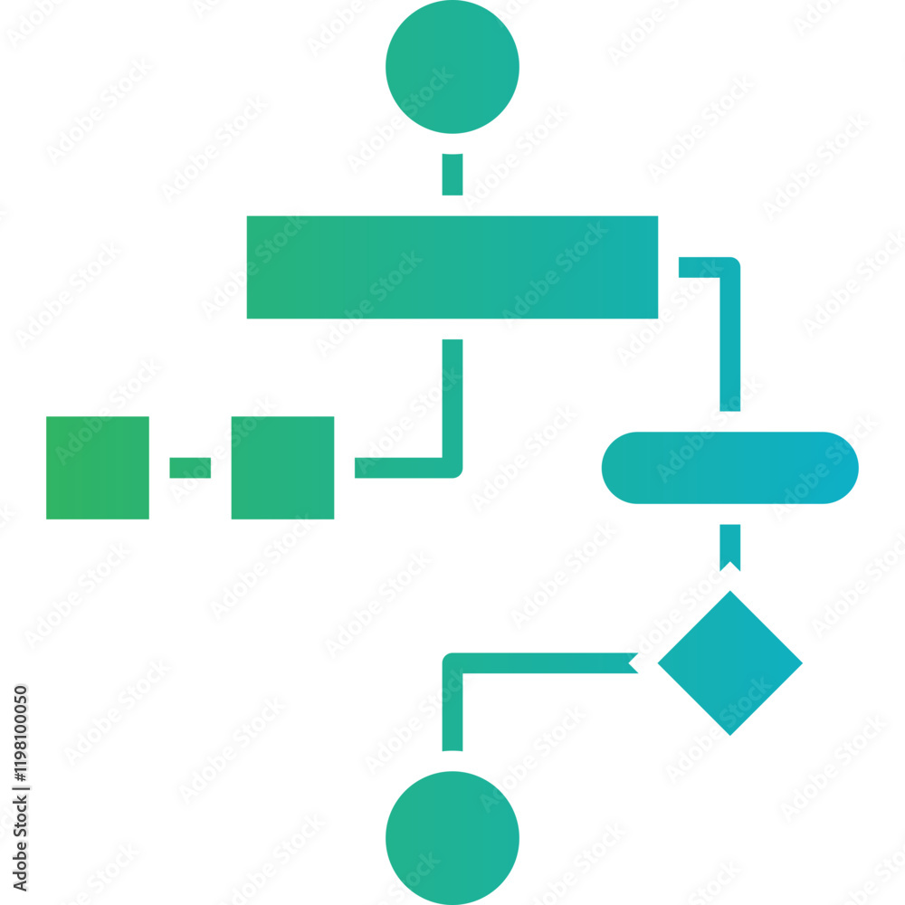 Algorithm icon single vector illustration Algorithm icon single vector illustration