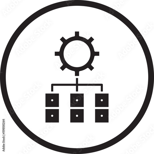 Frame Works icon single vector illustration