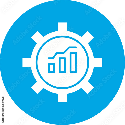 Optimization icon single vector illustration