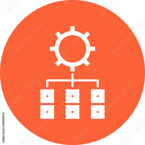 Frame Works icon single vector illustration